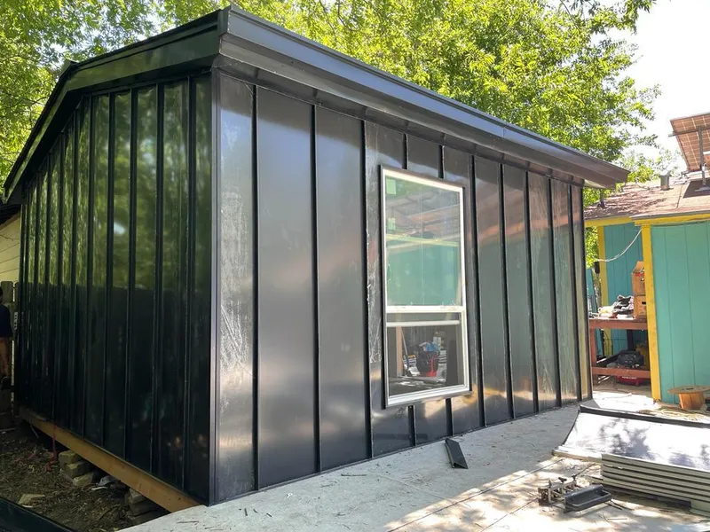 Black standing seam metal wall panels for Metal Roof Installation in Laguna Niguel